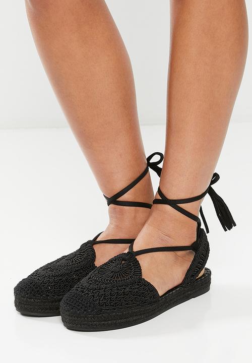 Viabeach - Ivory 10 Espadrille - Black