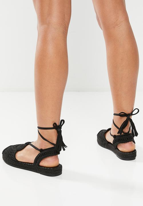 Viabeach - Ivory 10 Espadrille - Black