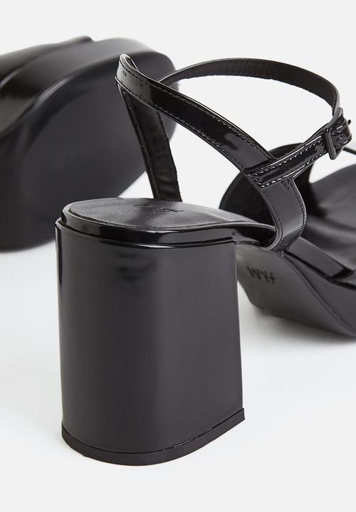 H&M - Platform sandals - black