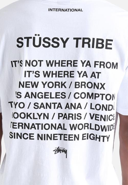 Stussy - Where Ya At Regular Tee