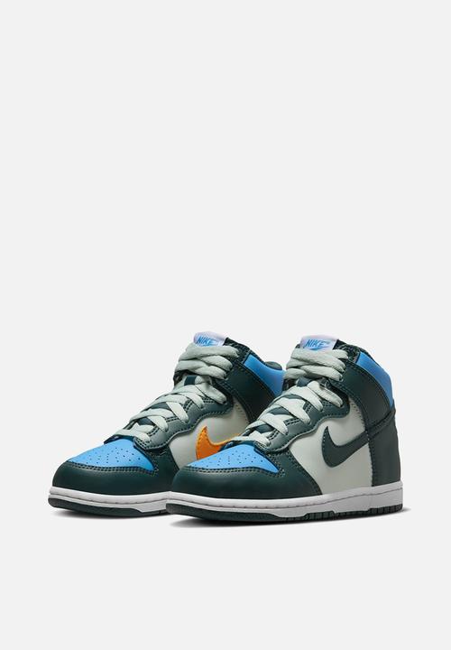 Nike - Nike dunk high - deep jungle/university gold-light silver