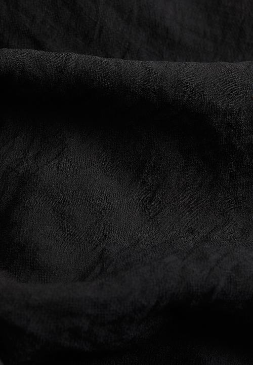 H&M - V-neck dress - black