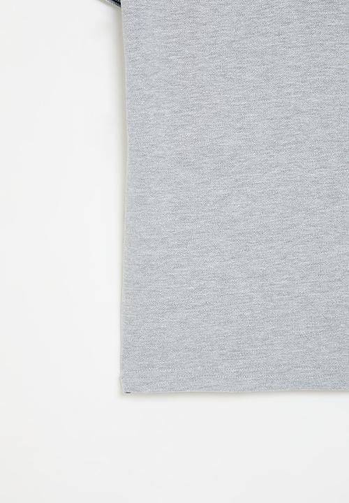 MINOTI - Pique polo - mottled grey 
