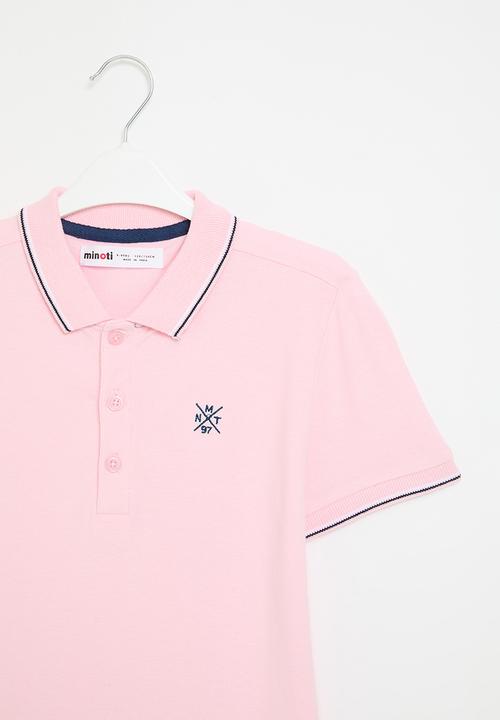 MINOTI - Pique polo - light pink