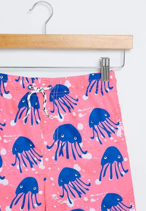 MINOTI - Board shorts - pink & blue