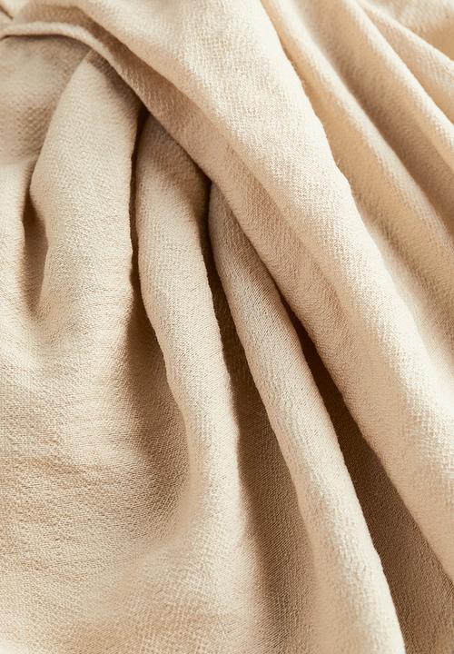 H&M - V-neck dress - light beige