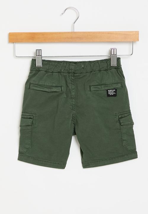 MINOTI - Boys basic combat short - khaki