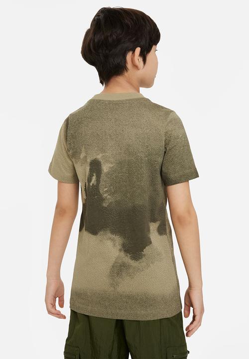 Nike - K nsw tee club sesonl wsh aop - multi 
