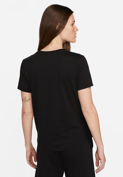 Nike - W nsw tee essntl icn ftra - black & white