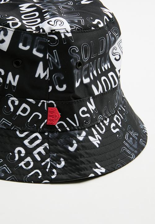 S.P.C.C - Bates bucket hat - black & grey