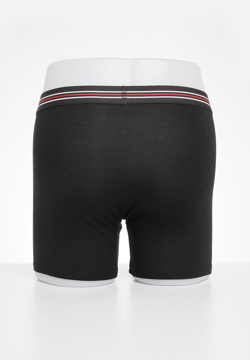POLO - Men polo sport knit boxer - black