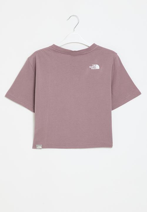The North Face - G short sleeve crop easy tee - grey