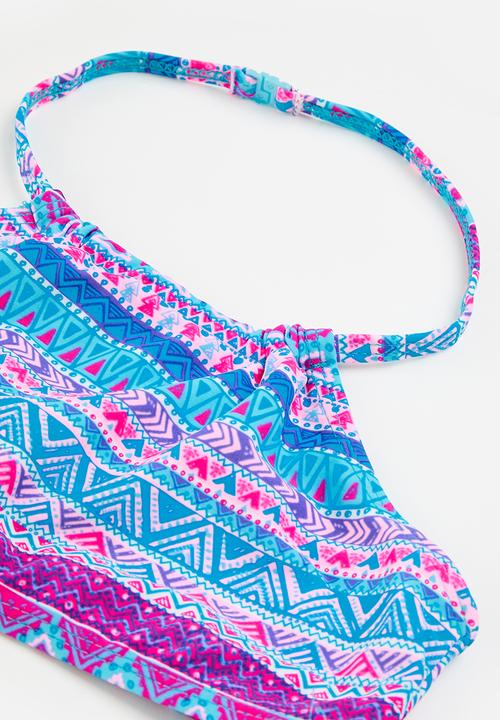 MINOTI - halterneck bikini - blue 