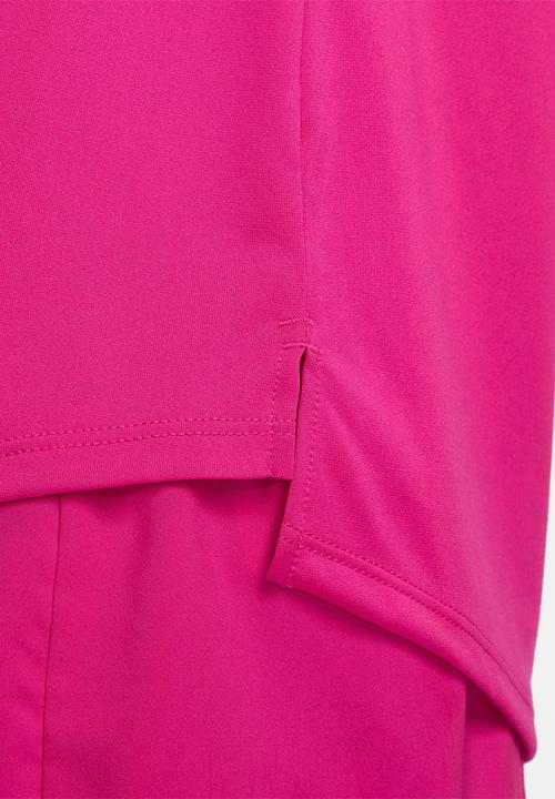Nike - W dk df swoosh hbr short sleeve top - fireberry