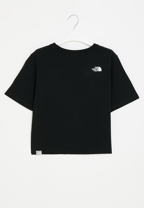 The North Face - G short sleeve crop easy tee - black