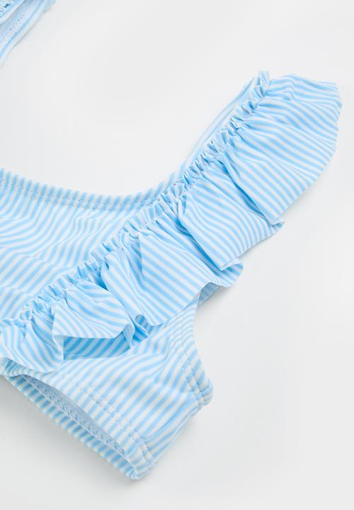 MINOTI - Stripe bikini - blue