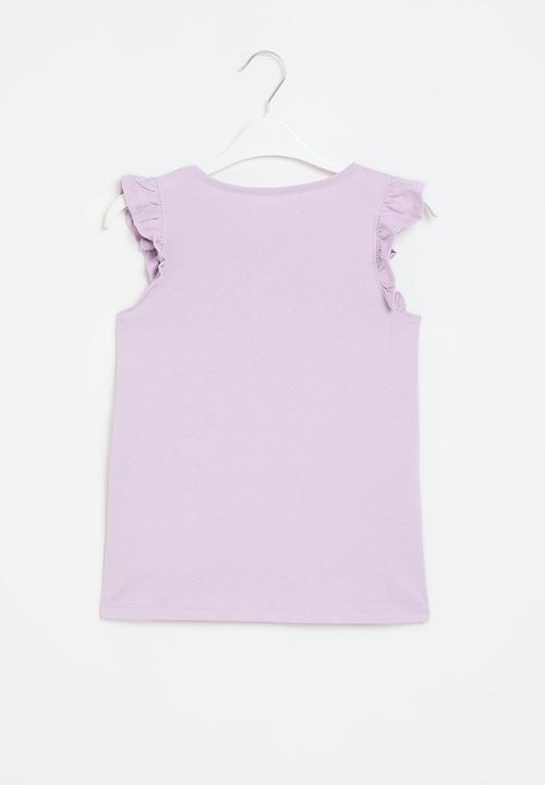 MINOTI - Girls basic vest - lilac
