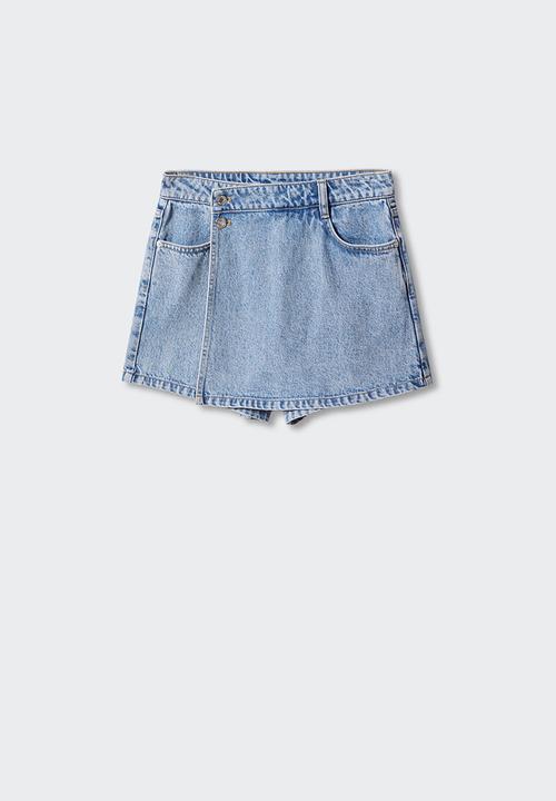 MANGO - Shorts skort - open-blue