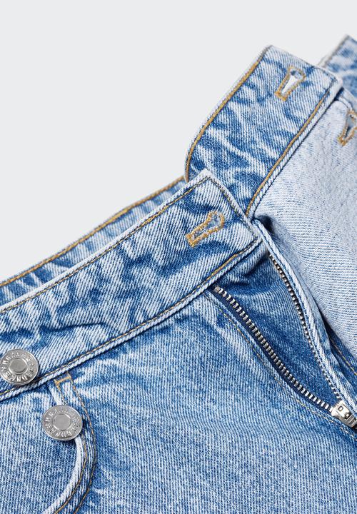 MANGO - Shorts skort - open-blue