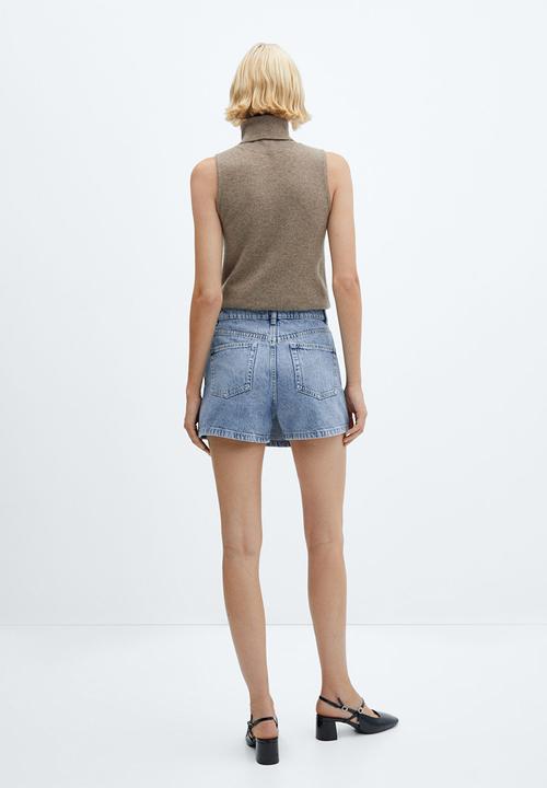 MANGO - Shorts skort - open-blue