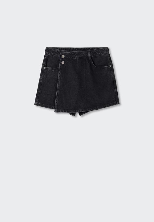 MANGO - Shorts skort - open-grey