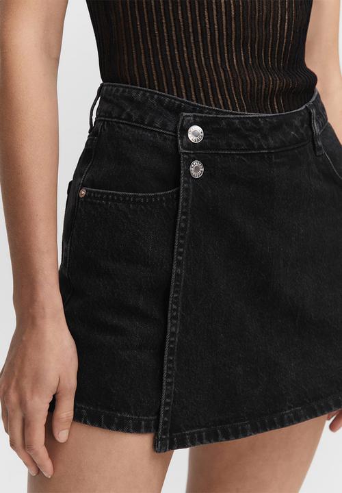 MANGO - Shorts skort - open-grey