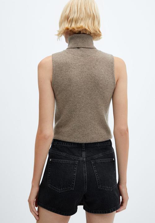 MANGO - Shorts skort - open-grey