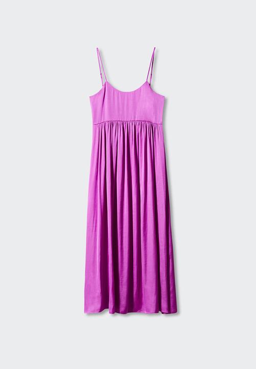 MANGO - Dress isidi - bright pink