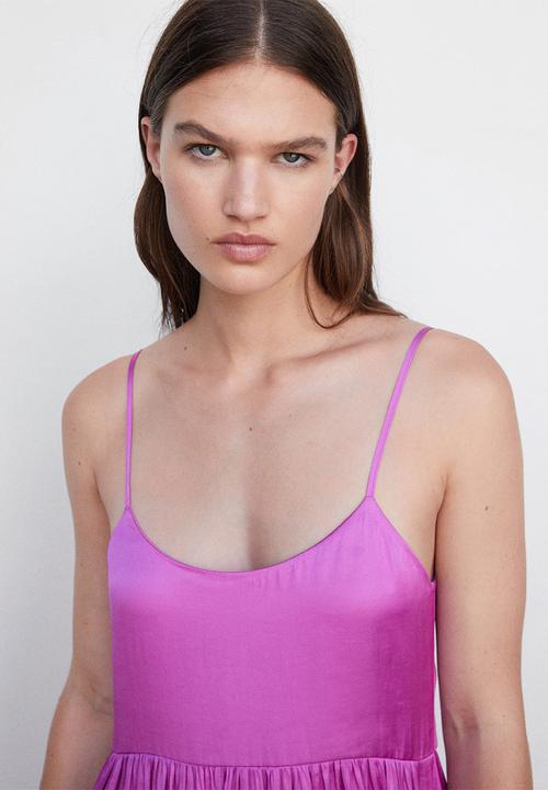 MANGO - Dress isidi - bright pink