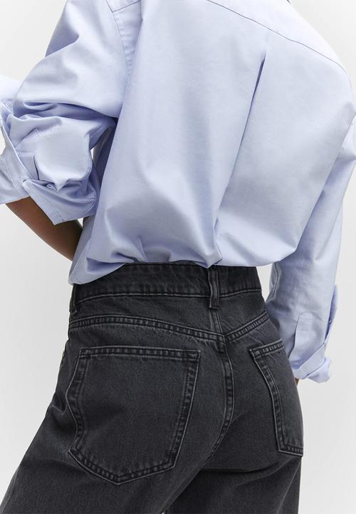 MANGO - Jeans blanca - open gray