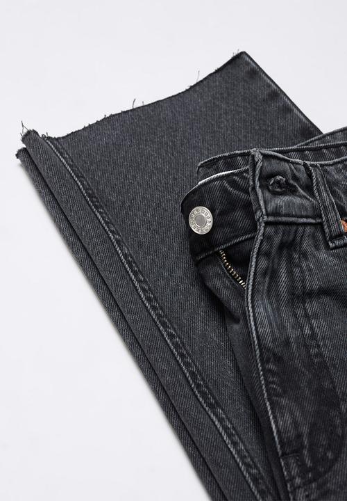 MANGO - Jeans blanca - open gray