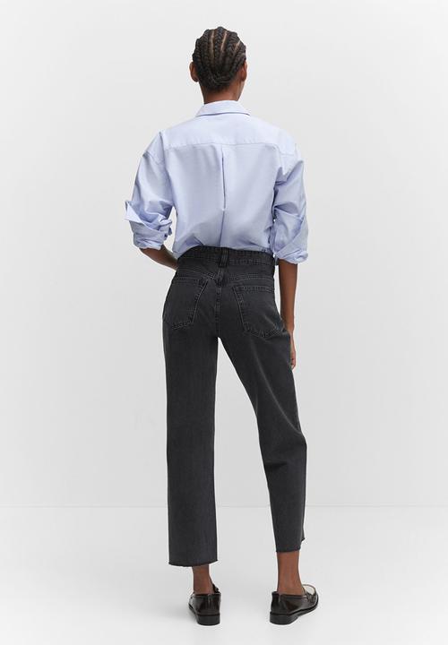 MANGO - Jeans blanca - open gray