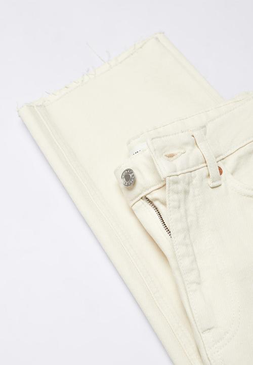 MANGO - Jeans blanca - light beige