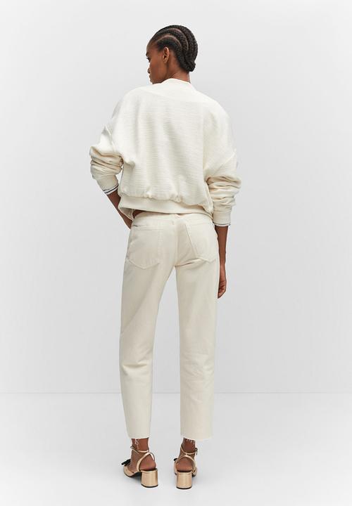 MANGO - Jeans blanca - light beige