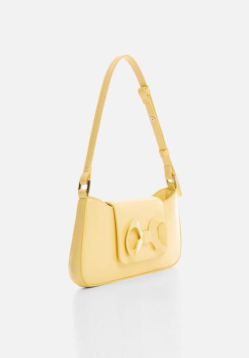 MANGO - Bag mch laila - pastel yellow