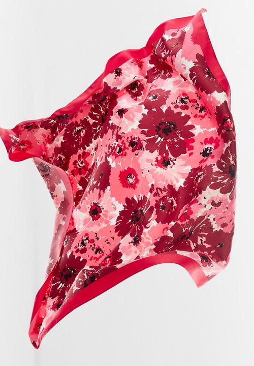 MANGO - Neck scarf samsa - red