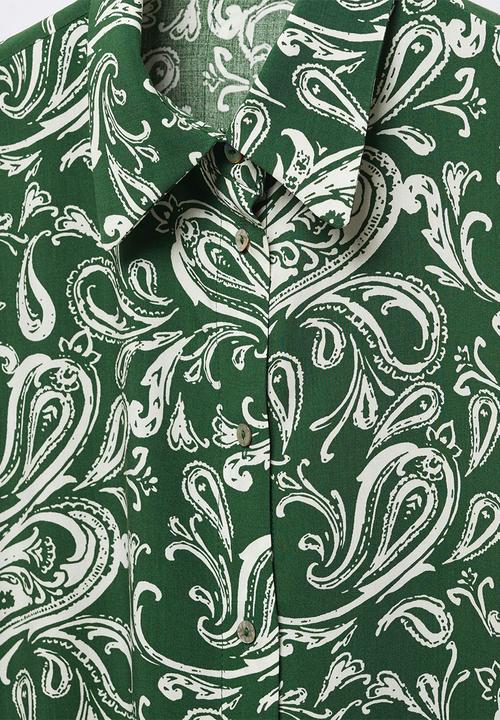 MANGO - Shirt urban - green