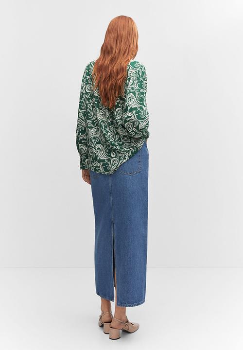 MANGO - Shirt urban - green