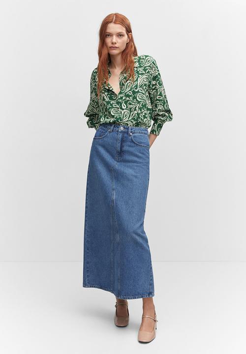 MANGO - Shirt urban - green
