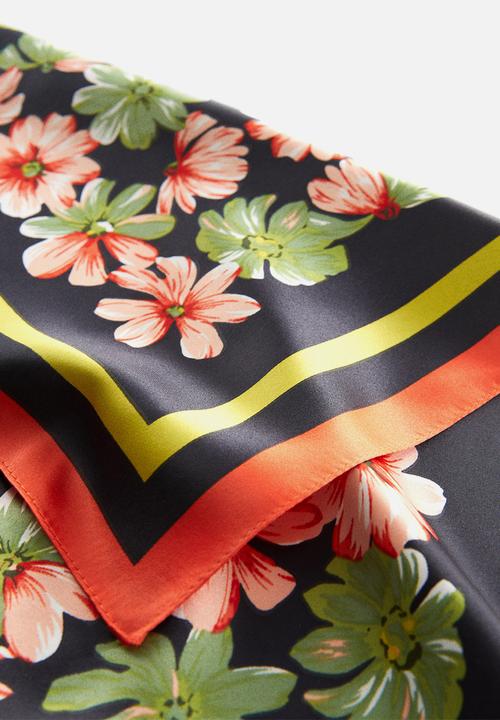 MANGO - Neck scarf sadie - green