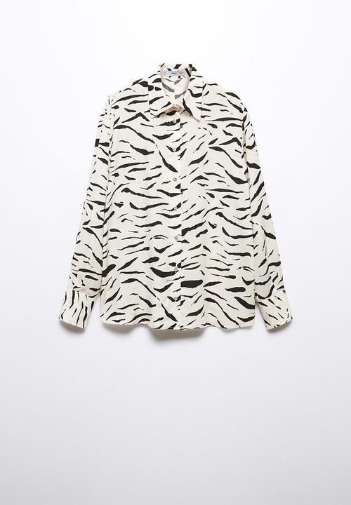 MANGO - Shirt urban - off white