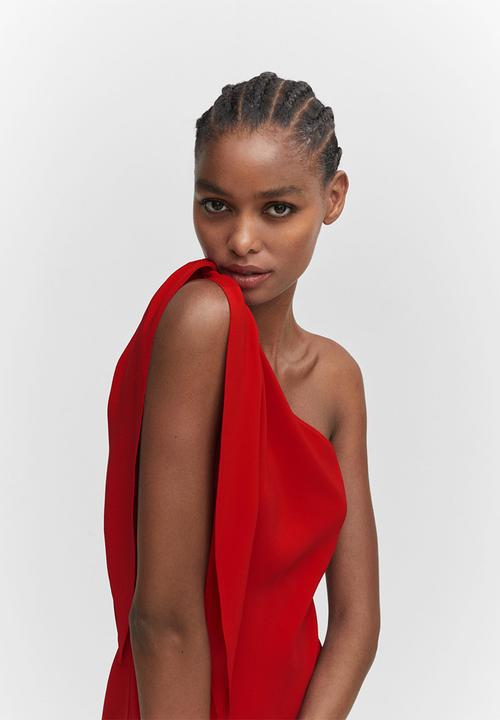 MANGO - Dress lazaro - red