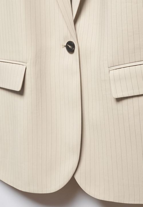 MANGO - Blazer bo - light beige