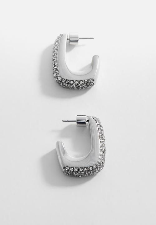 MANGO - Earrings geno - silver