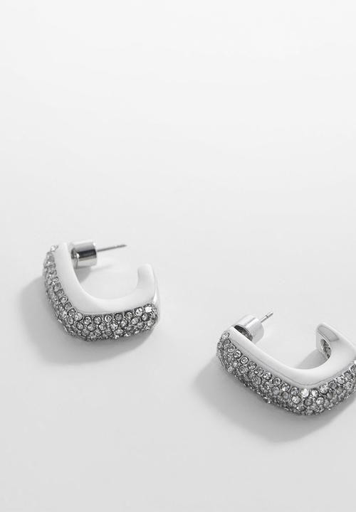 MANGO - Earrings geno - silver
