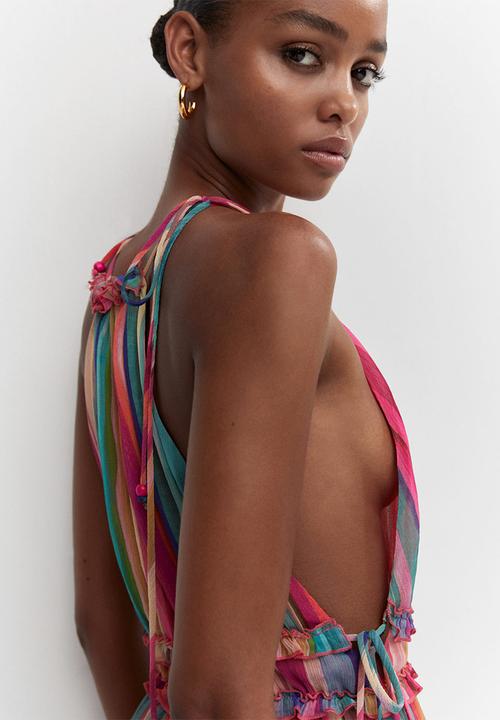 MANGO - Dress piru - pink