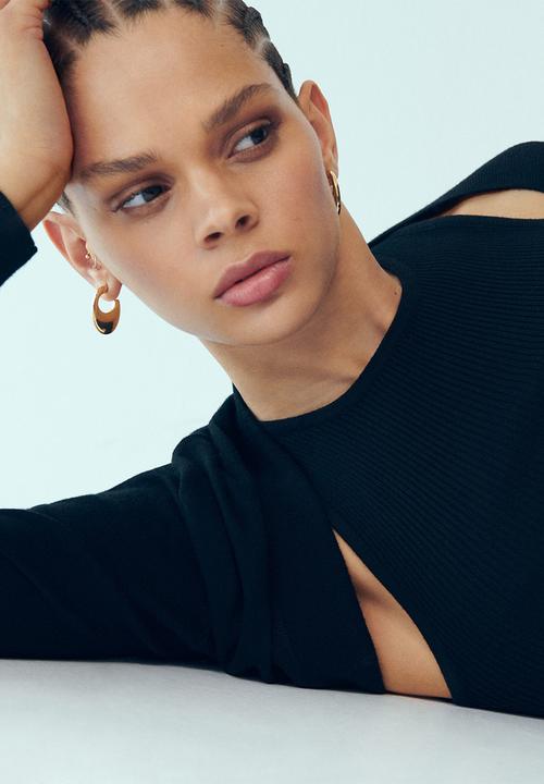 MANGO - Earrings lada - gold