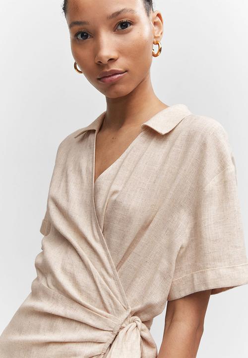 MANGO - Playsuit muse - sand