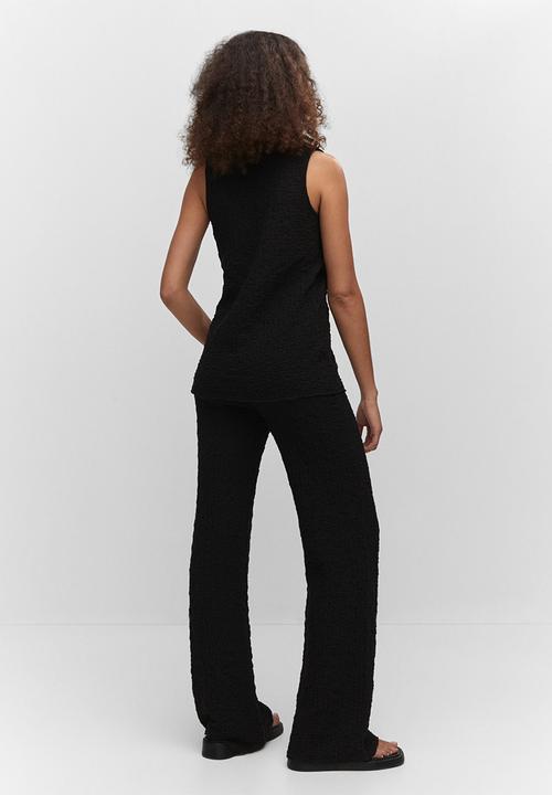 MANGO - Waistcoat calobra - black