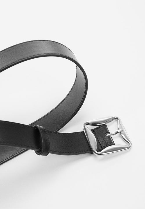 MANGO - Belt malta - black